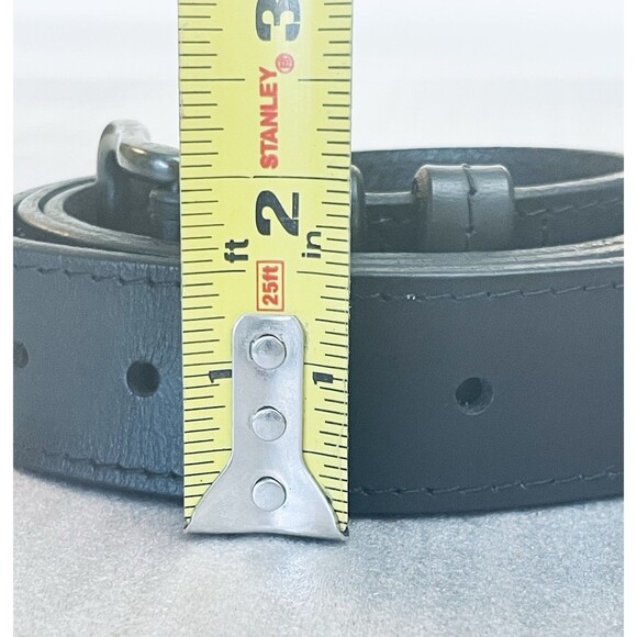 Wrangler Men’s Black Genuine Leather Belt Sz 40 Stitch Detail Western Style - Picture 10 of 10